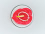 Moon Circle Bracelet formed from luminous natural freshwater pearls, full circular view
