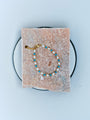 Prism Dew Bracelet with petite multitone freshwater pearls and silver-plated copper, full view